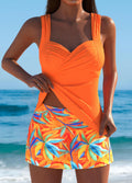 Abigail™ | Stijlvolle Tankini met Tropische Rok