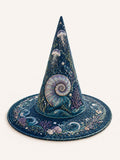 Deep Sea Mermaid Coastal Gothic Handcrafted Quilted Witch Hat