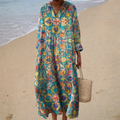 MYKONOS | Long Bohemian Print Dress