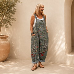 Comfortable Printed Dungarees