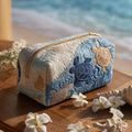 Beauty case trapuntato con tartaruga marina NCU0PT9267