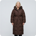Carmen - Long Belted Puffer Coat