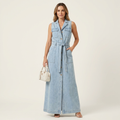 Georgina | Maxi Denim Dress