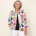 Rosamund Cream Floral Blouse front view