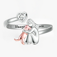 Marlow | Dog Embrace Ring (Rose)