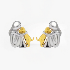 Marlow | Dog Embrace Earring