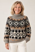 Lindsay – Thoughtfully Designed Jumper on a mature model
