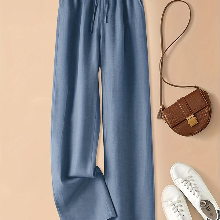 Colette | Wide Leg Drawstring Trousers