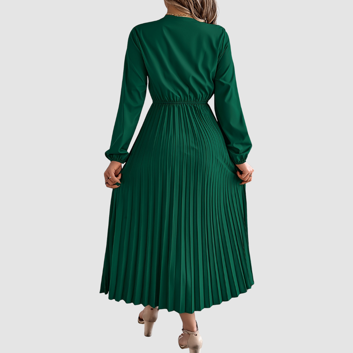 ROSALIND QUINN | LACE V-NECK A-LINE DRESS