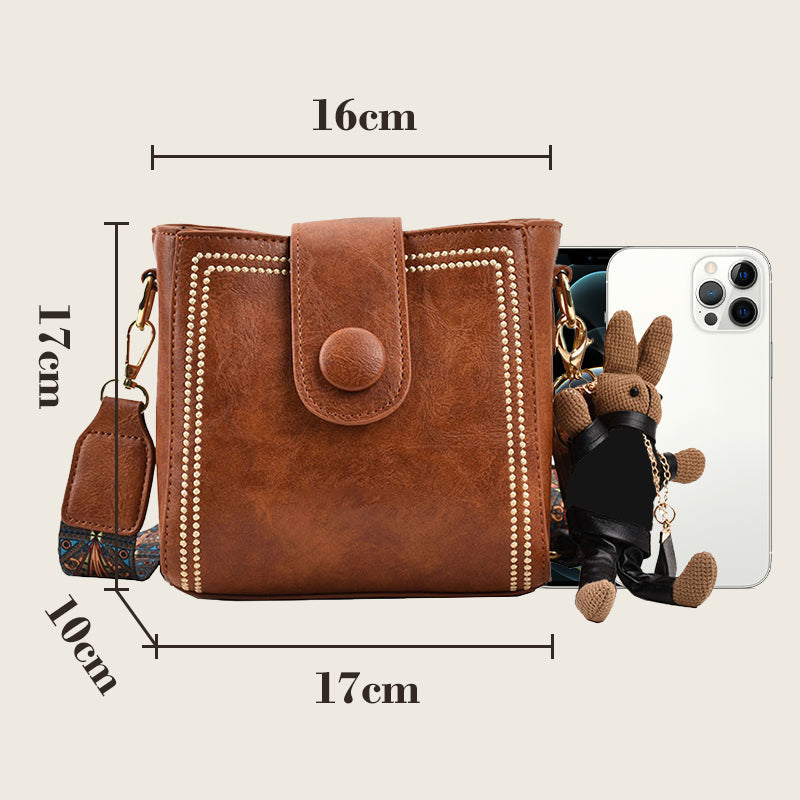 Ethel | Vintage Shoulder Bag with Adjustable Strap