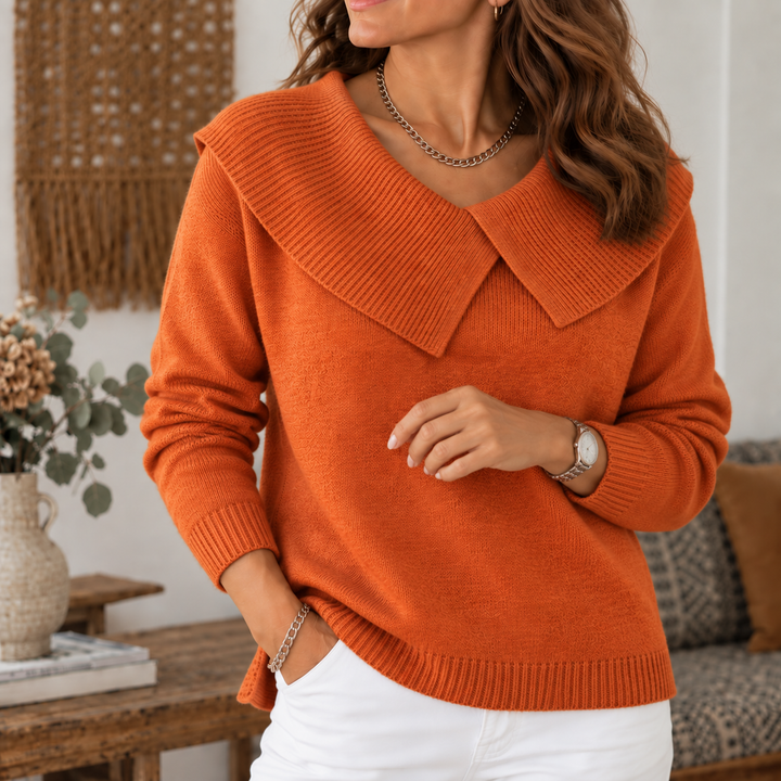 Sylvie | Draped-Neck Jumper