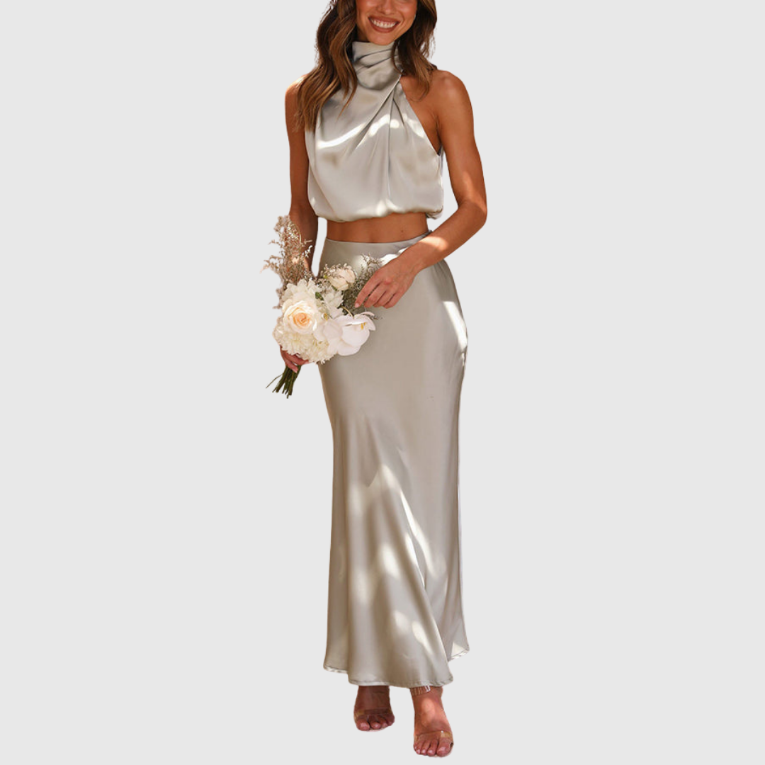 Emily | Set maxi in satin
