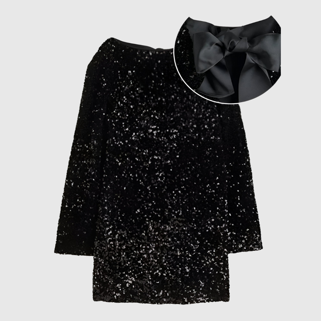 MARIBELLE | ELEGANT BOW-TIE DRESS