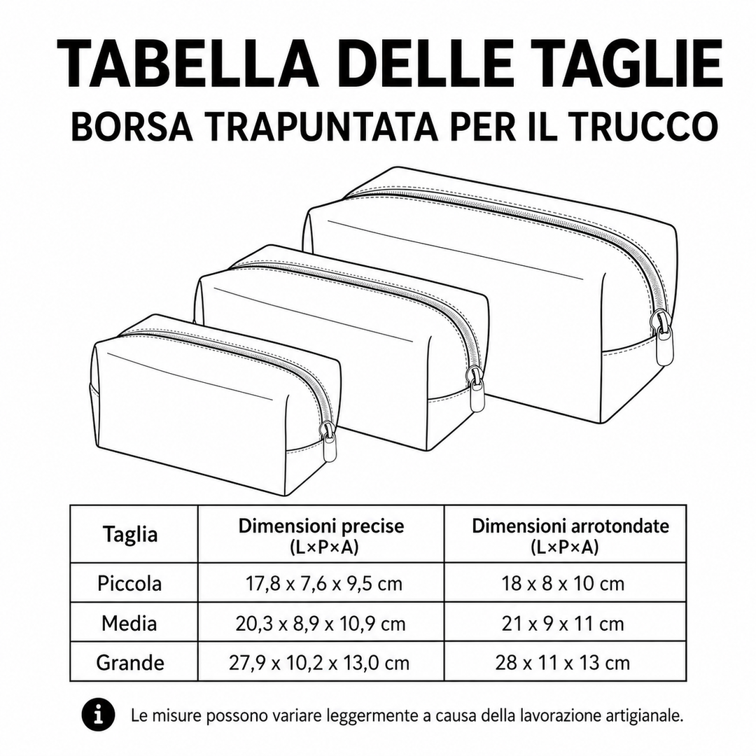 Beauty case trapuntato con fiore al chiaro di luna NCU0DV7743