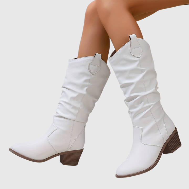 Hattie | Brown Western Boots