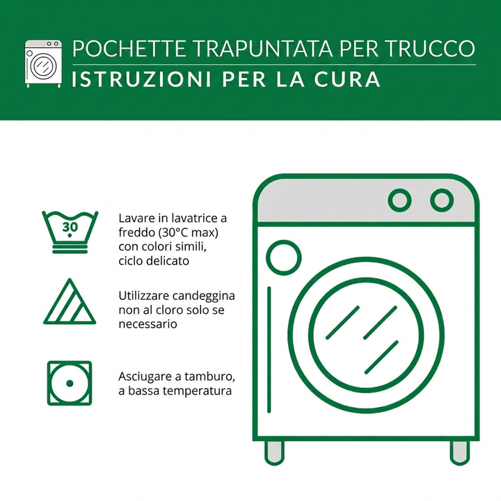 Beauty case trapuntato con viaggio nella natura NCU0PT9474