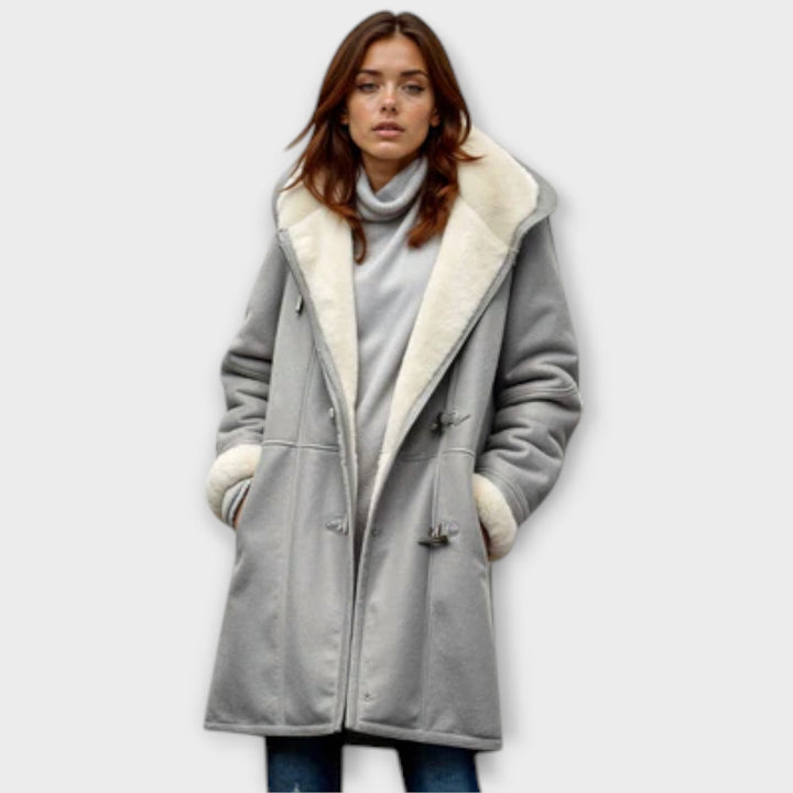 Antonia – Cosy Faux Fur-Lined Coat