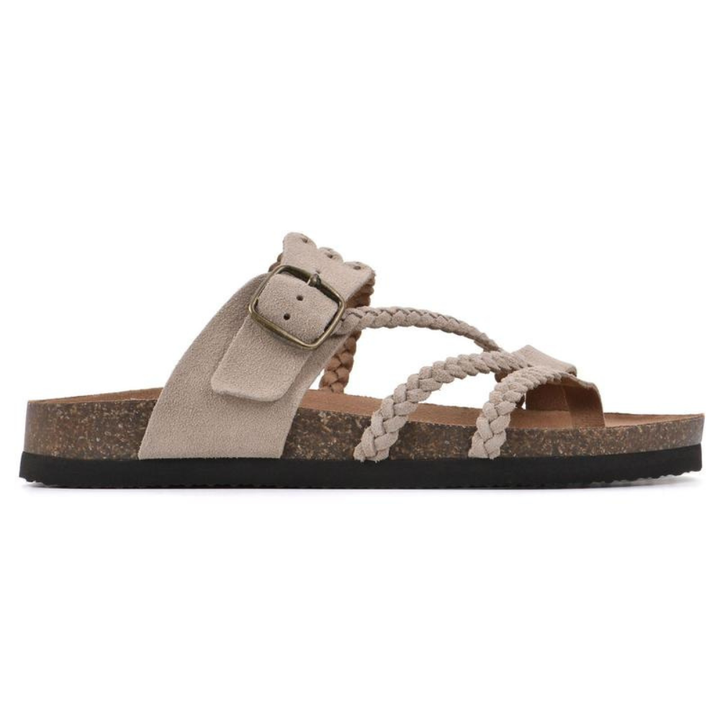 Harriet™ | Gevlochten kurksandalen