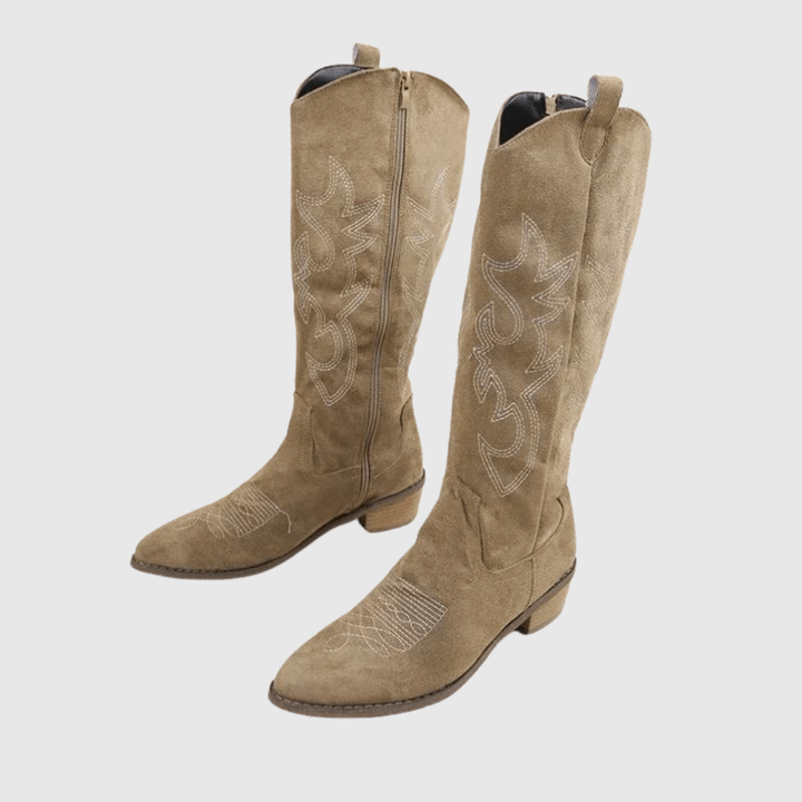 Valenne | Charm Leather Boots