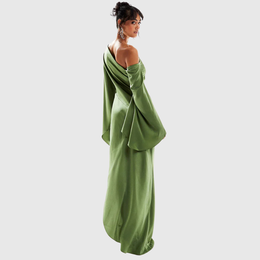 ROSALINE | SATIN FLOW MAXI DRESS