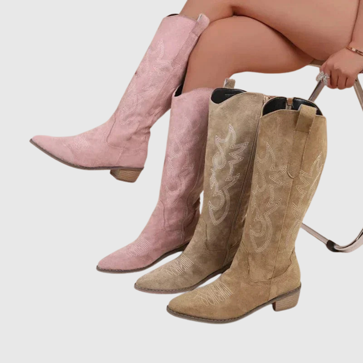 Valenne | Charm Leather Boots