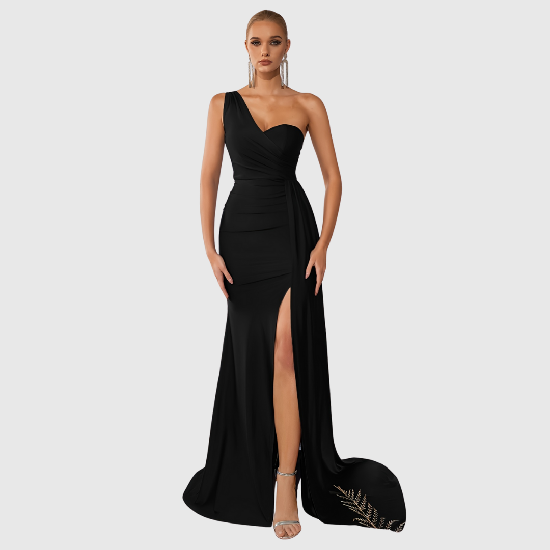 SELVYNA | ONE-SHOULDER MERMAID GOWN