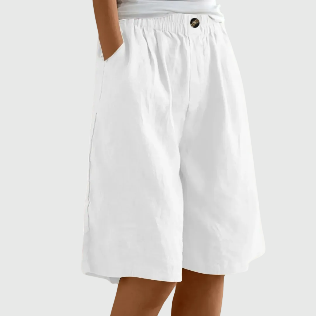 Ella | Ruime Shorts met Elastische Taille