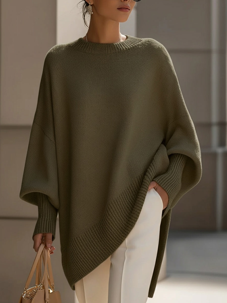 WANWEN | SOPHISTICATED WOOL BLEND SWEATER
