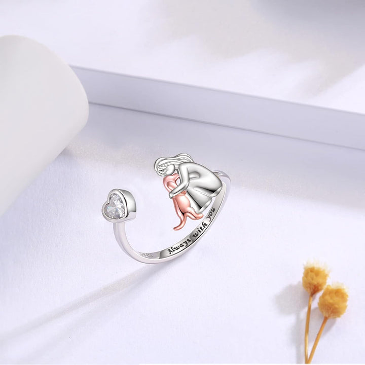 Marlow | Dog Embrace Ring (Rose)
