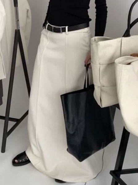 KATHARINE™ | H-LINE SLEEK MIDI SKIRT