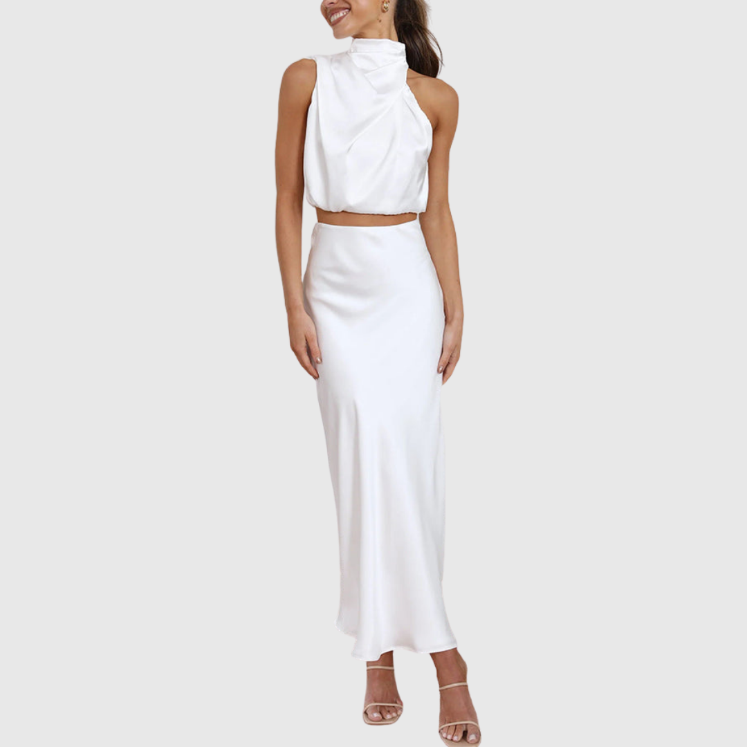 Emily | Set maxi in satin