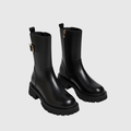 Helena | Buckle Chunky Ankle Boots