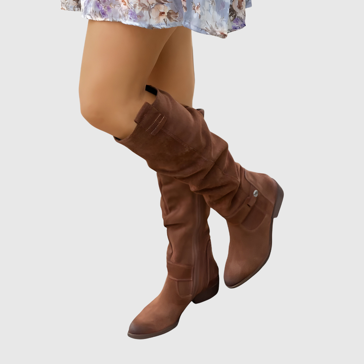 Odalia | Knee-High Leather Boots