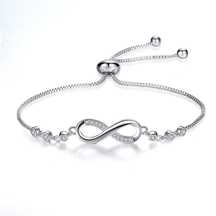 SILVER INFINITY SYMBOL BRACELET