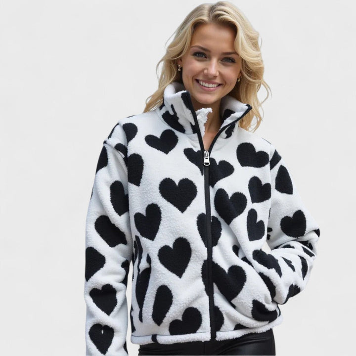 Katharina - Reversible heart jacket