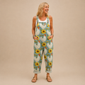 Comfortable Printed Dungarees