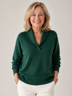 Dorothy V-Neck Knit Jumper