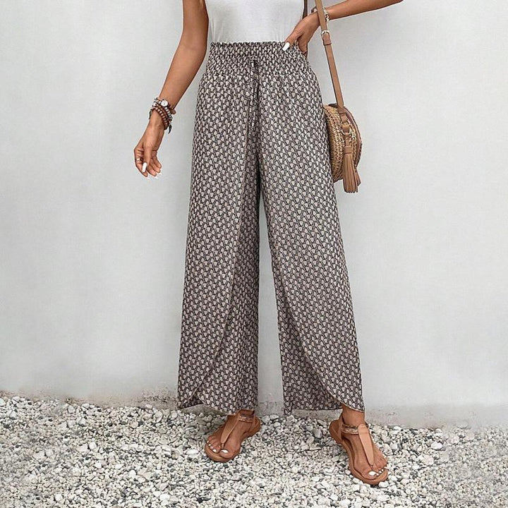 Casual Broek Met Wijde Benen