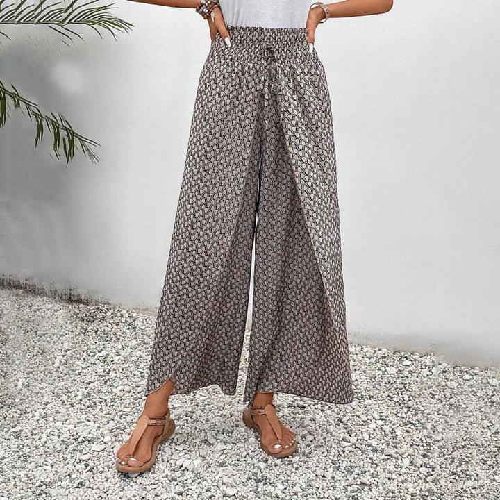 Casual Broek Met Wijde Benen
