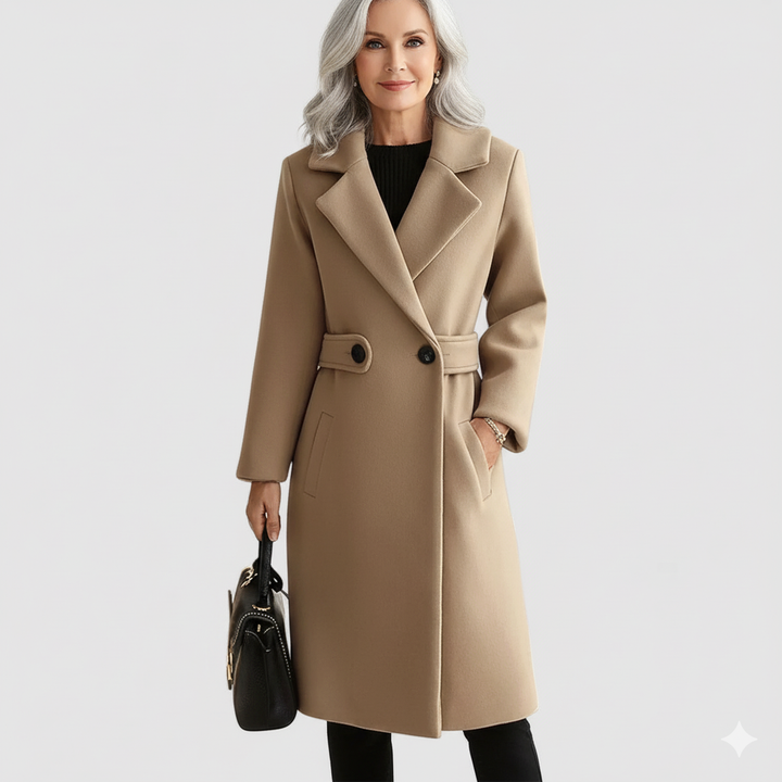 Clara - Wool Coat with Belt