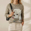 Claire – Cream Jumper with Poodle