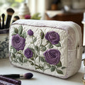Beauty case trapuntato con fiore al chiaro di luna NCU0DV7743
