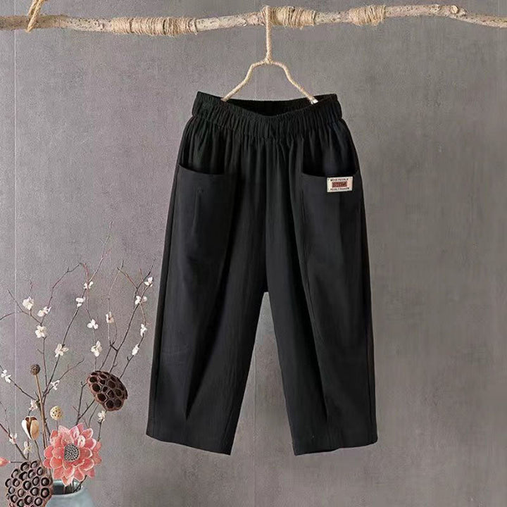 【Katoen en Lin】Comfortabele Casual Broek