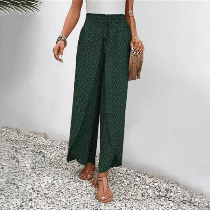 Casual Broek Met Wijde Benen
