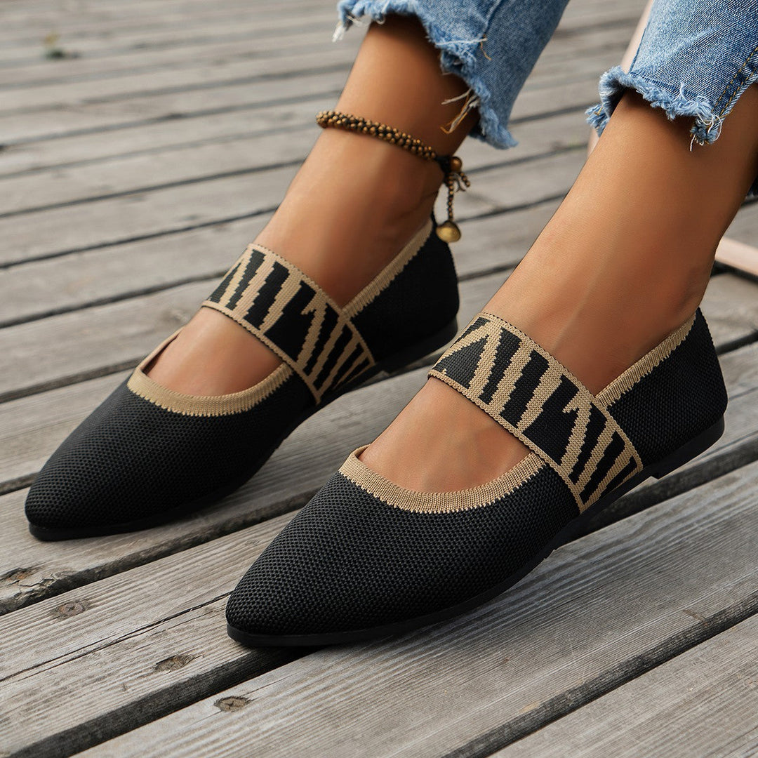 ILYANA | PATTERNED BALLET FLATS