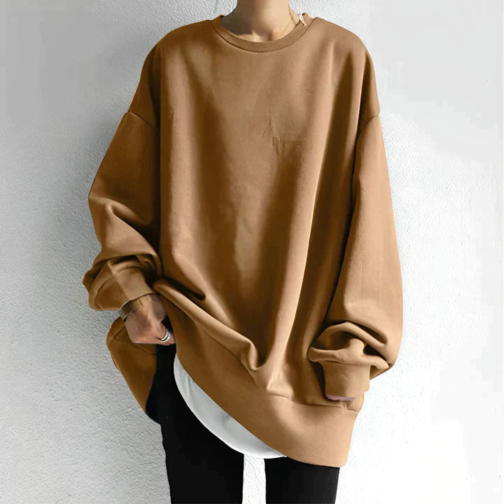 HELENA™ | WOMEN'S OVERSIZED TUNIC SWEATER WITH TUMMY COVERAGE