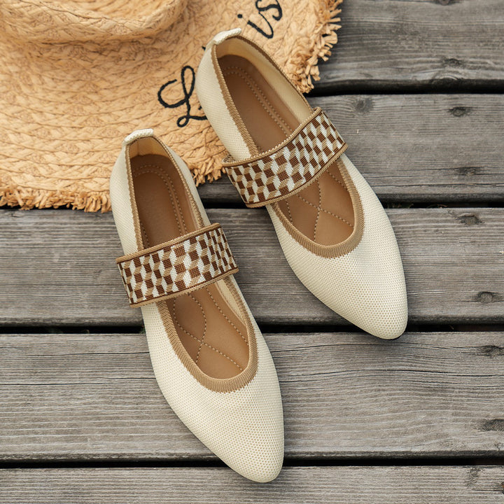 ILYANA | PATTERNED BALLET FLATS