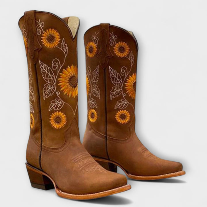 Zyrelle | Western Suede Cowboy Boots