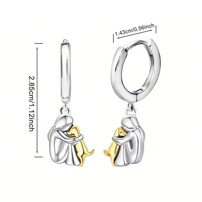 Marlow | Dog Embrace Earrings