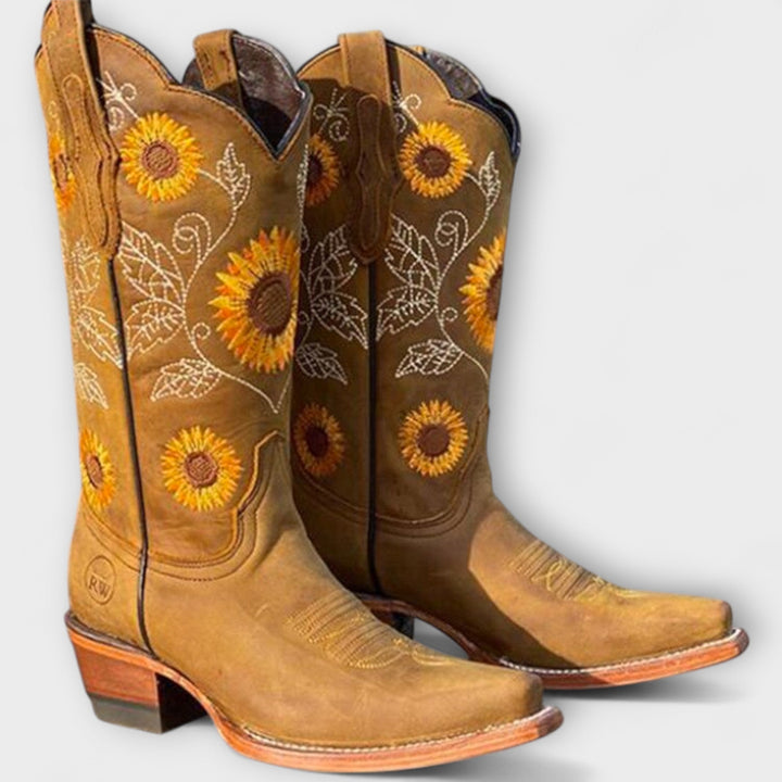 Zyrelle | Western Suede Cowboy Boots